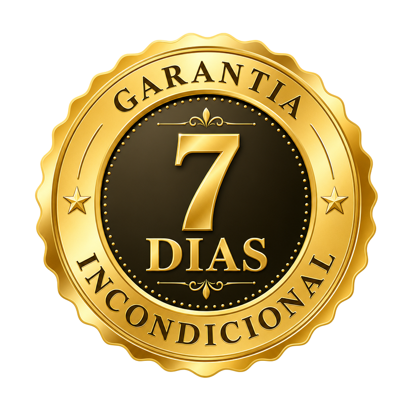 Selo de garantia incondicional de 7 dias